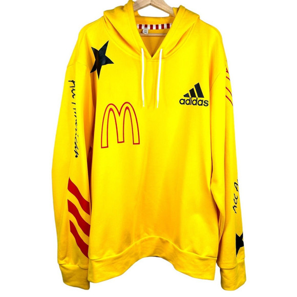adidas Other - 🔴 SOLD - ADIDAS Mens Yellow McDonalds All American BASKETBALL Shooter Hoodie